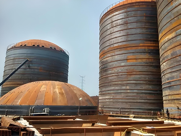 雁江焦粉钢板仓